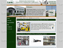 Tablet Screenshot of lambindustrial.com